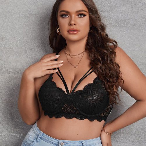 Soutien-gorge en dentelle festonné à armature - SHEIN - Modalova