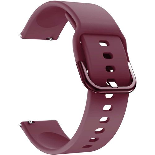 Mm largeur Bracelet de montre en silicone unicolore - SHEIN - Modalova