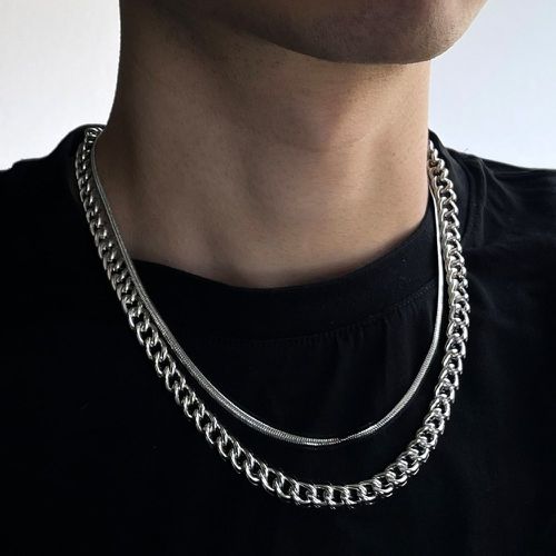 Homme 2 pièces Collier minimaliste - SHEIN - Modalova