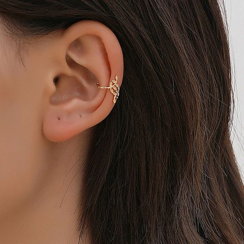 Paire Clip d'oreille design feuille - SHEIN - Modalova