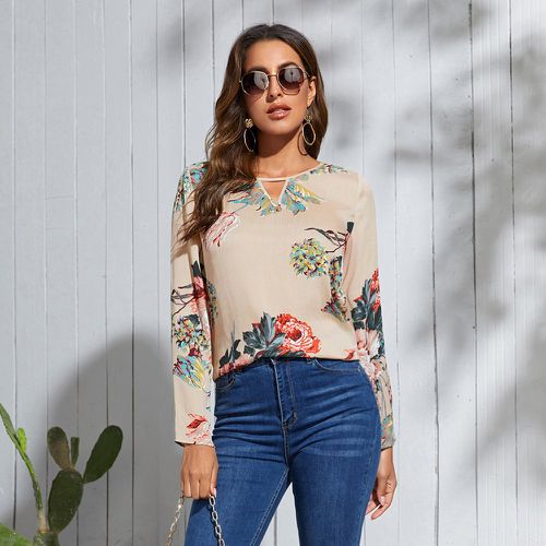 Top à imprimé floral - SHEIN - Modalova