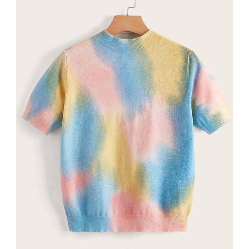 Top en tricot tie dye - SHEIN - Modalova