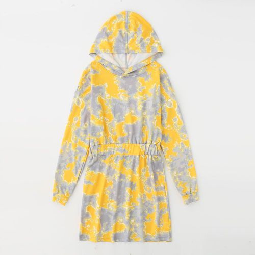 Pièce Robe à capuche tie dye - SHEIN - Modalova