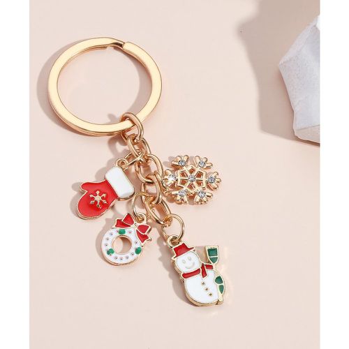 Porte-clés à gants Noël et bonhomme de neige - SHEIN - Modalova