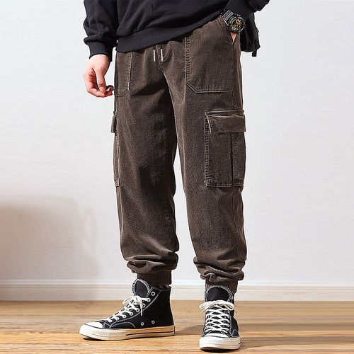 Homme Pantalon cargo à poche - SHEIN - Modalova