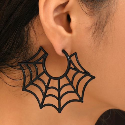 Créoles halloween à design toile d'araignée - SHEIN - Modalova