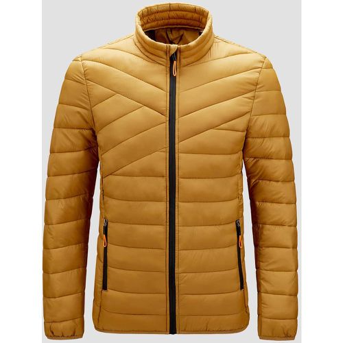 Manteau d'hiver à col montant zippé - SHEIN - Modalova