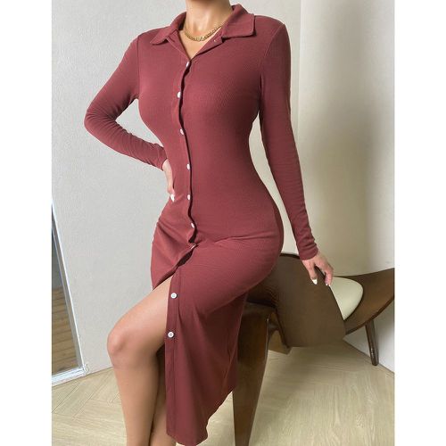 Robe chemise à bouton - SHEIN - Modalova