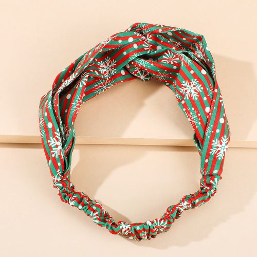 Bandeau pour cheveux à imprimé flocon de neige Noël - SHEIN - Modalova