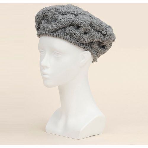 Bonnet en tricot unicolore - SHEIN - Modalova