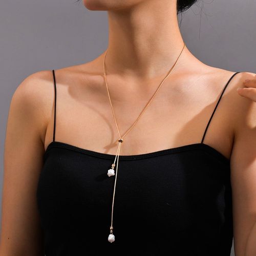 Collier avec pendentif à fausse perle - SHEIN - Modalova