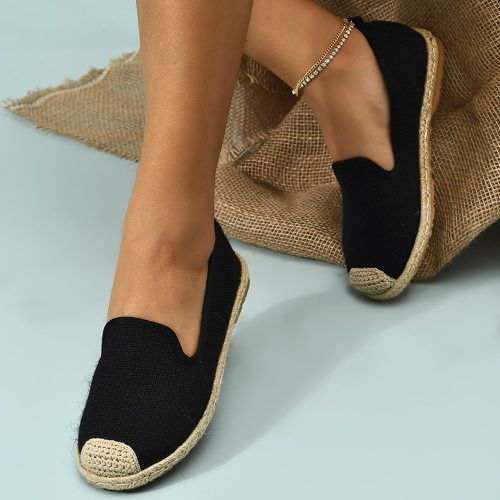 Espadrilles plates glissantes minimaliste - SHEIN - Modalova