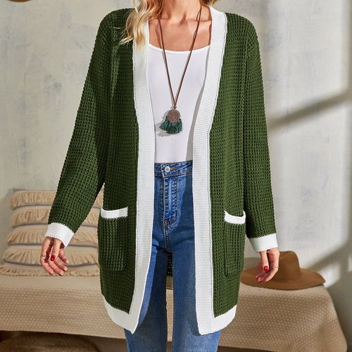 Cardigan avec poche - SHEIN - Modalova