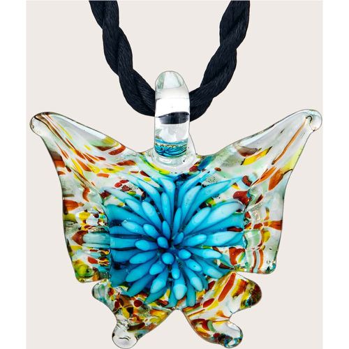Collier avec pendentif à design papillon - SHEIN - Modalova