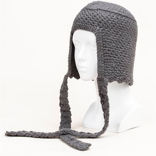 Bonnet tricoté unicolore - SHEIN - Modalova