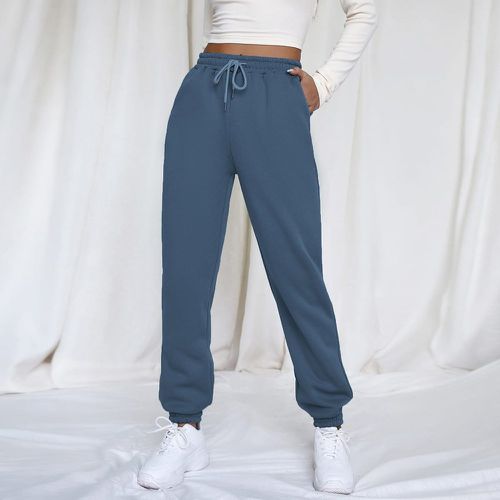 Pantalon de survêtement avec cordon et poches - SHEIN - Modalova