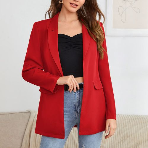 Blazer unicolore - SHEIN - Modalova