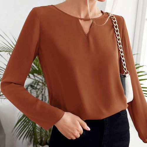 Blouse unicolore - SHEIN - Modalova