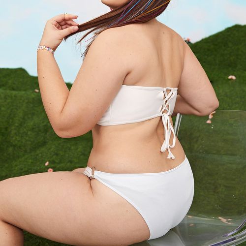 Bikini bandeau avec anneau - SHEIN - Modalova
