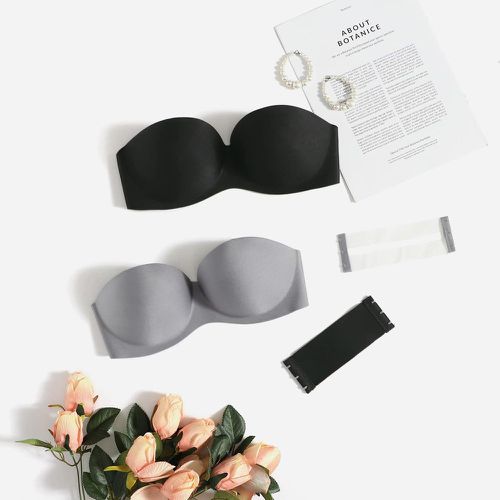 Pièces Soutien-gorge bandeau unicolore - SHEIN - Modalova