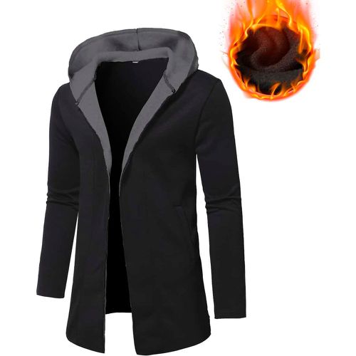 Manteau à capuche à doublure thermique - SHEIN - Modalova