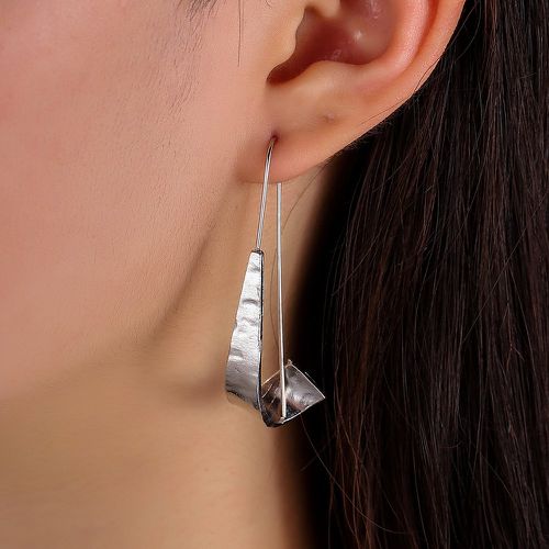 Boucles d'oreilles structurées métallique - SHEIN - Modalova