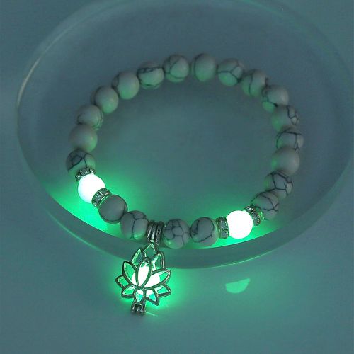 Bracelet perlé à fleur aurore permanente - SHEIN - Modalova