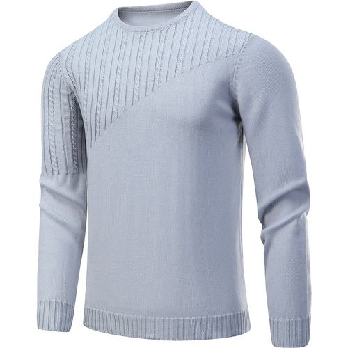 Homme Pull en tricot torsadé - SHEIN - Modalova