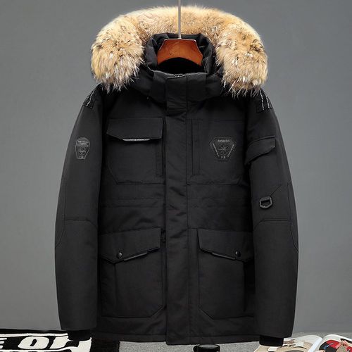 Manteau d'hiver à applique duveteux à capuche - SHEIN - Modalova