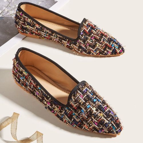 Chaussures plates glissantes à blocs de couleurs - SHEIN - Modalova
