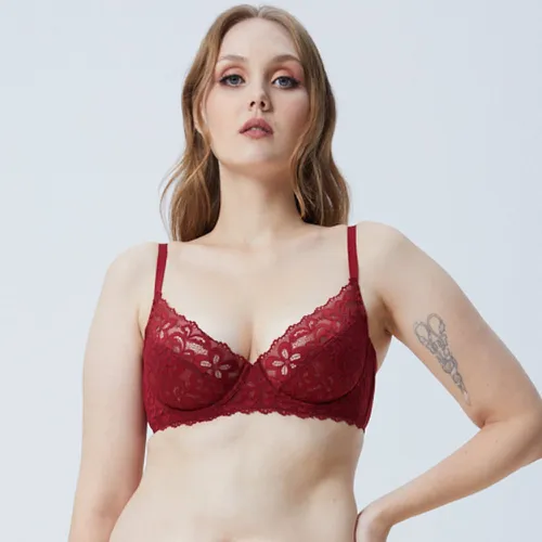 Soutien-gorge en dentelle à armature - SHEIN - Modalova