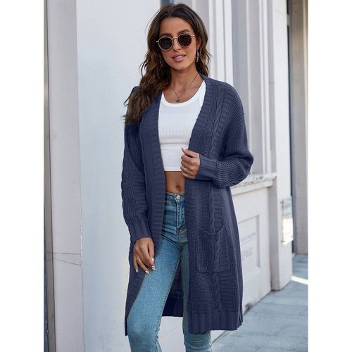 Cardigan avec poche - SHEIN - Modalova