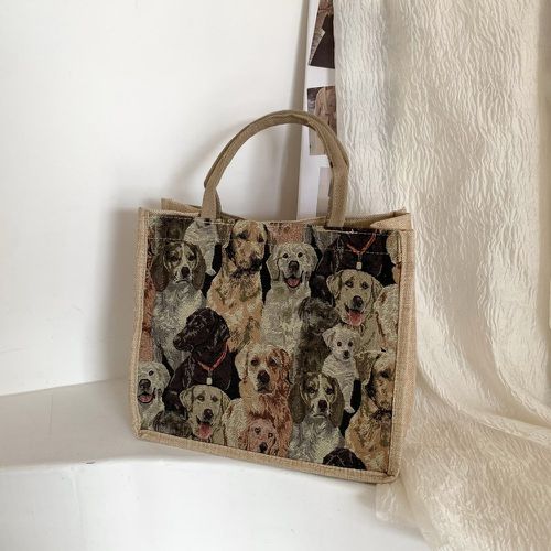 Sac fourre-tout avec chien - SHEIN - Modalova