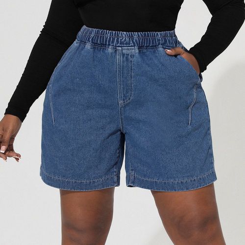 Short en jean taille haute - SHEIN - Modalova