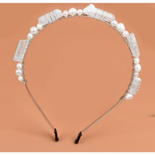 Bandeau perle & à détail cristal - SHEIN - Modalova