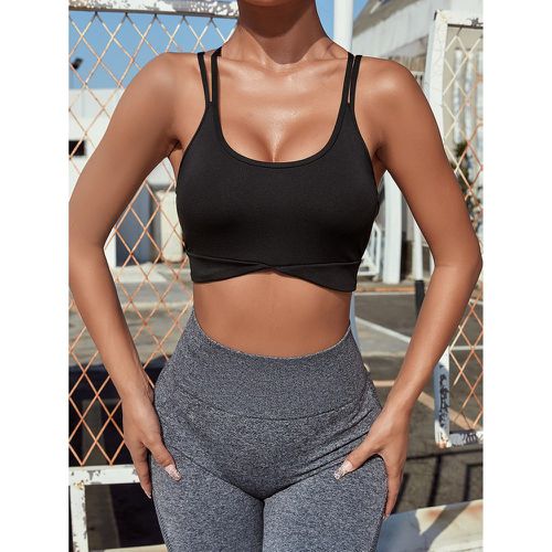 Brassière de sport soutien faible croisé - SHEIN - Modalova