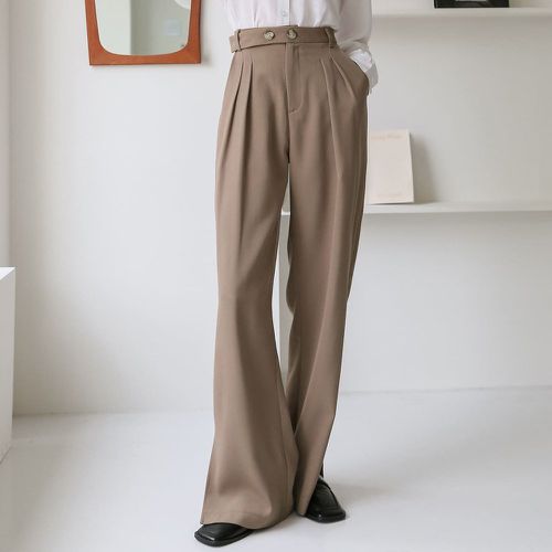 Pantalon tailleur taille haute à poches fendu - SHEIN - Modalova