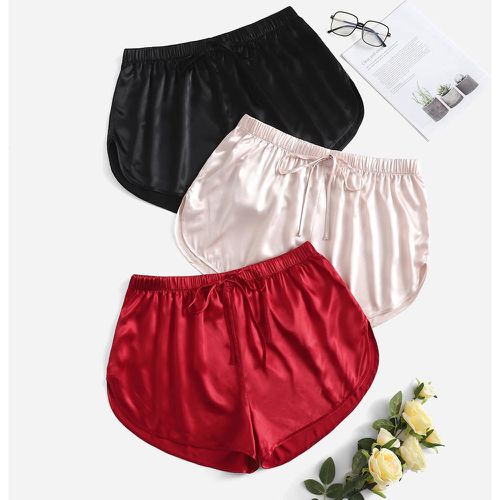 Pièces Short de nuit à nœud en satin - SHEIN - Modalova