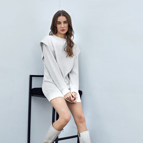 Robe sweat-shirt en polyester recyclé - SHEIN - Modalova