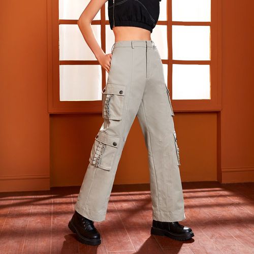 Pantalon froncé avec poche - SHEIN - Modalova