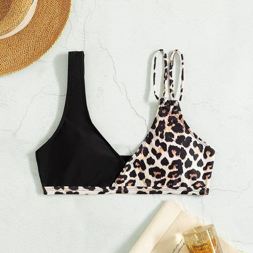 Haut de bikini léopard - SHEIN - Modalova