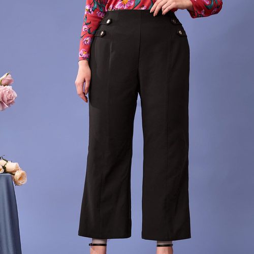 Pantalon ample à bouton - SHEIN - Modalova