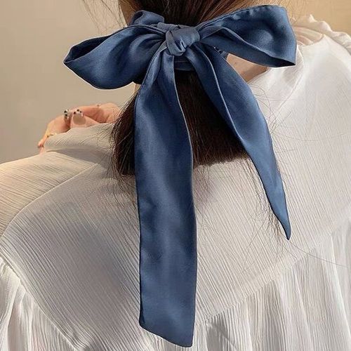 Élastique avec foulard pour cheveux à nœud papillon - SHEIN - Modalova