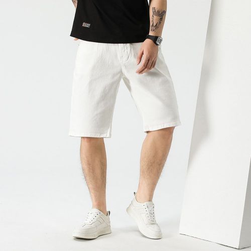 Homme Short en jean avec poche - SHEIN - Modalova