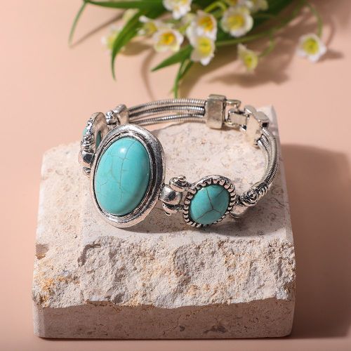 Bracelet pierre à détail ovale - SHEIN - Modalova