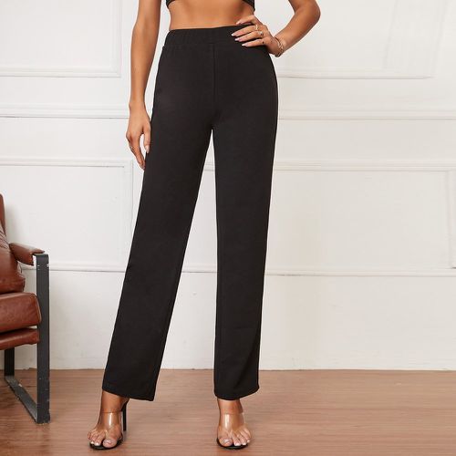 Pantalon droit taille haute - SHEIN - Modalova