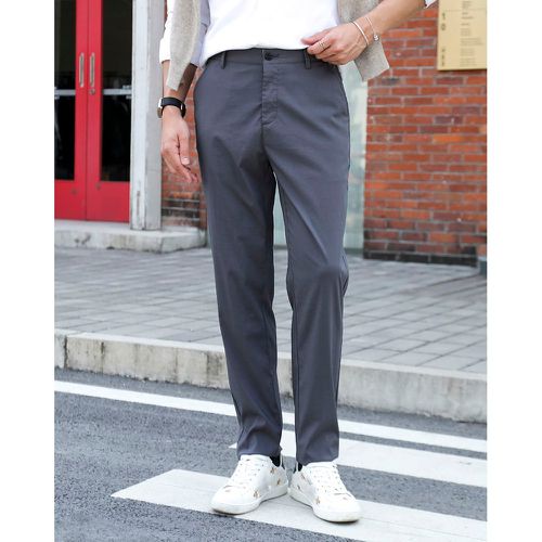 Pantalon tailleur unicolore à poches - SHEIN - Modalova