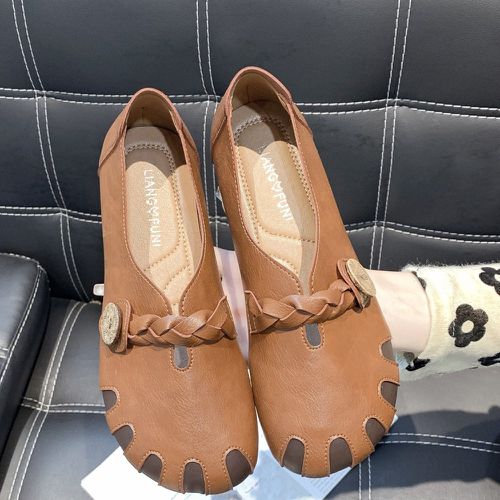 Chaussures plates minimaliste à détail tressé - SHEIN - Modalova