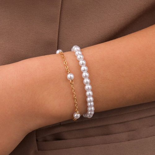 Pièces Bracelet à fausse perle - SHEIN - Modalova