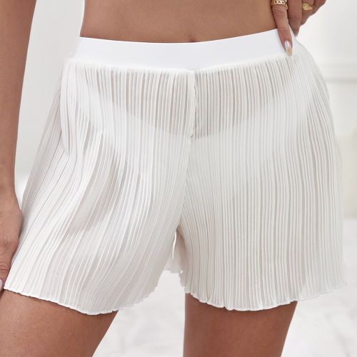 Short de plage unicolore - SHEIN - Modalova